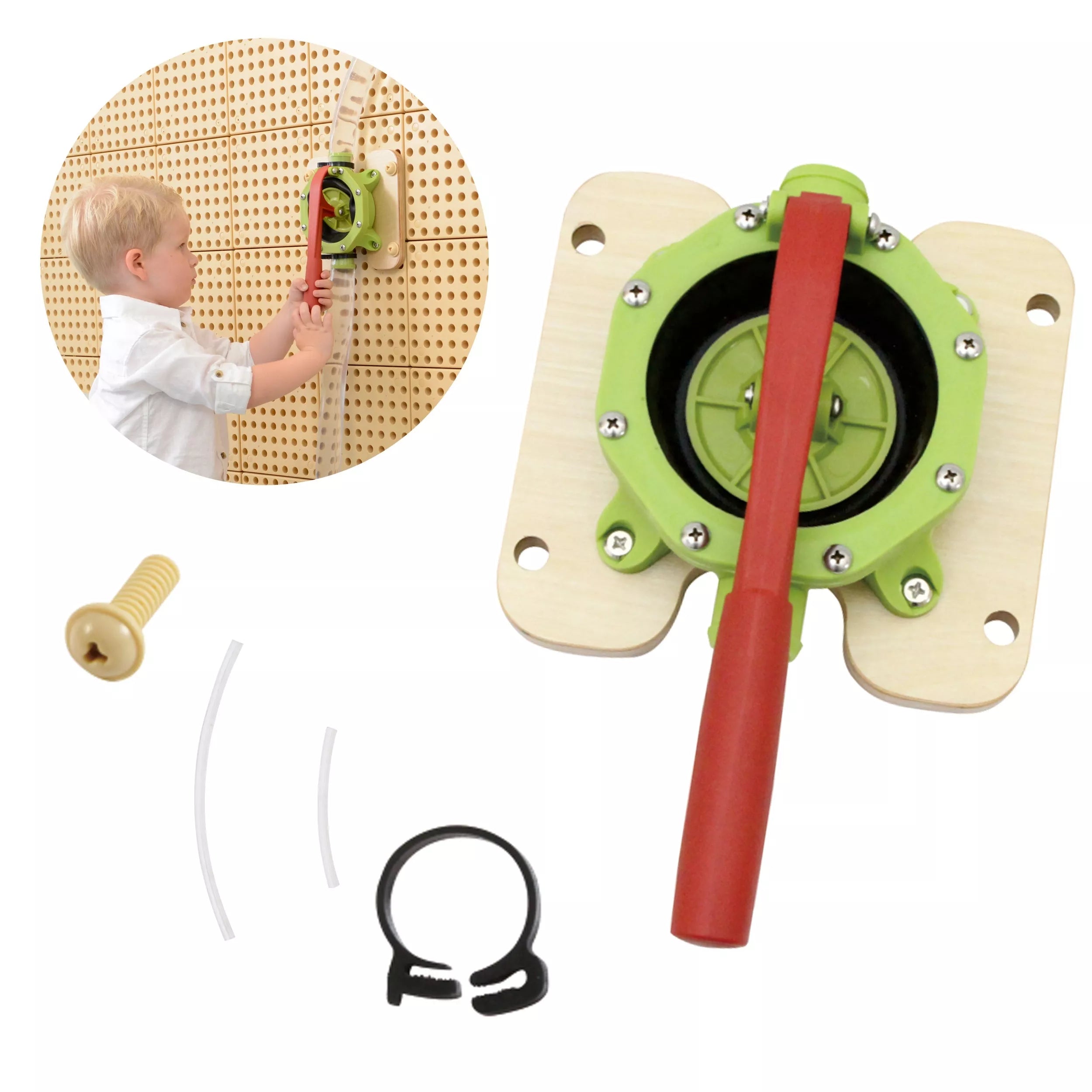 Masterkidz hidraulinė vandens pompa – dar daugiau veiksmo STEM vamzdžių sistemai